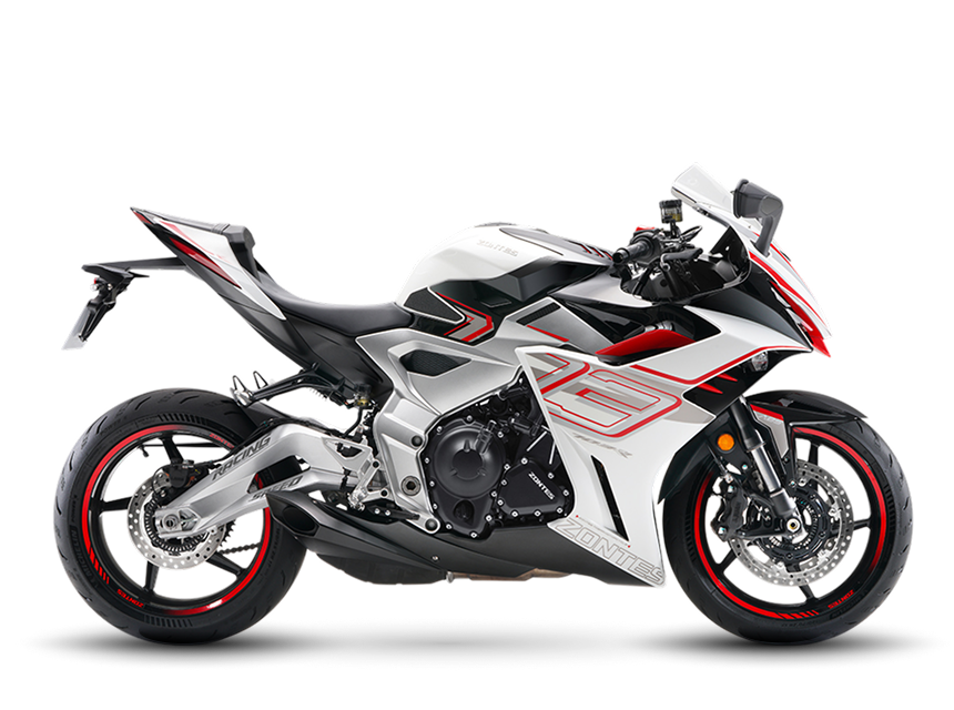 Zontes Moto San Isidro - Zontes 703RR lateral Zontes Motos San Isidro - Moto deportiva Zontes 703RR vista lateral con diseño aerodinámico