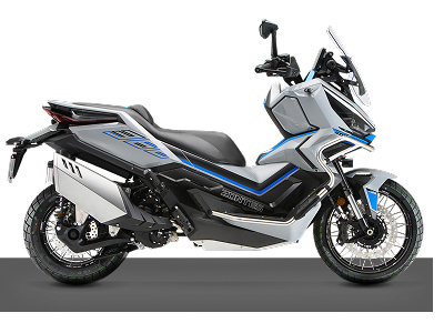Zontes Motos San Isidro - Scooter Zontes 368G Adventure vista lateral