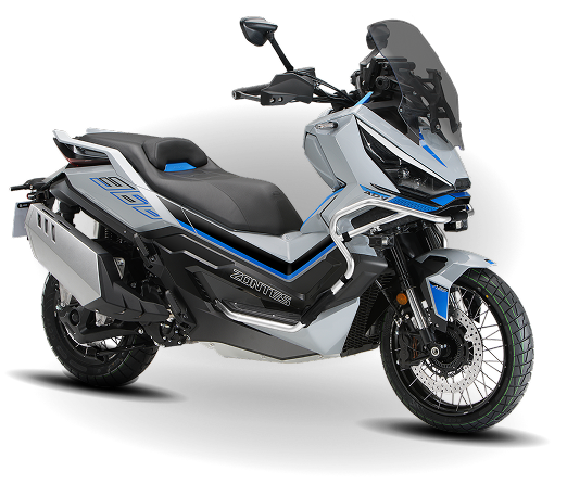 Zontes Motos San Isidro - Scooter Zontes 368G Adventure vista lateral