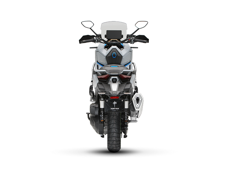 Zontes Moto San Isidro - 368G vista posterior Zontes Motos San Isidro - Zontes 368G Adventure vista trasera