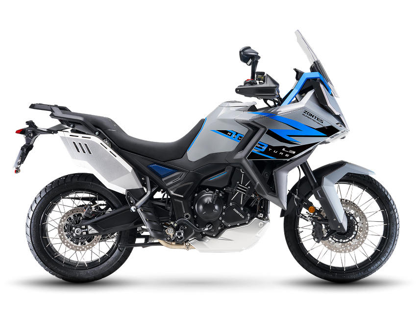 Zontes Moto San Isidro - Zontes 703F Adventure vista lateral derecha Zontes Motos San Isidro - Lateral derecho Zontes 703F Adventure azul