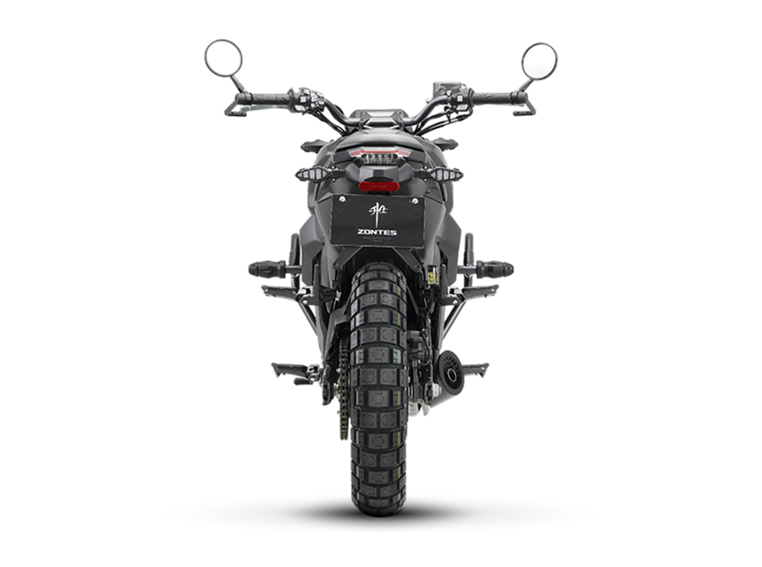 Zontes Moto San Isidro - 200G parte trasera Zontes Motos San Isidro - Zontes 200G vista trasera