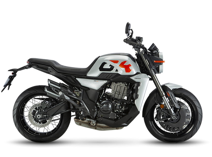 Zontes Moto San Isidro - 350GK gris perfil completo Zontes Motos San Isidro - Zontes 350GK gris lateral derecha
