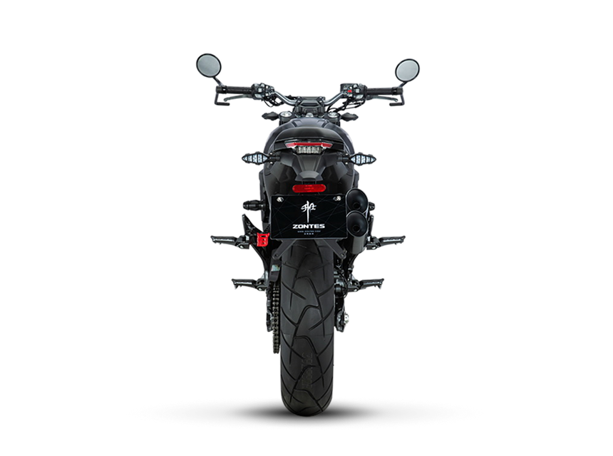 Zontes Moto San Isidro - Zontes CK vista trasera Zontes Motos San Isidro - Moto Zontes CK vista trasera con doble escape