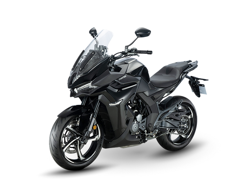 Zontes Moto San Isidro - 350X ángulo izquierdo Zontes Motos San Isidro - Zontes 350X vista frontal izquierda