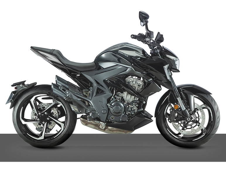 Zontes Moto San Isidro - Zontes 350R perfil derecho Zontes Motos San Isidro - Zontes 350R vista lateral derecha