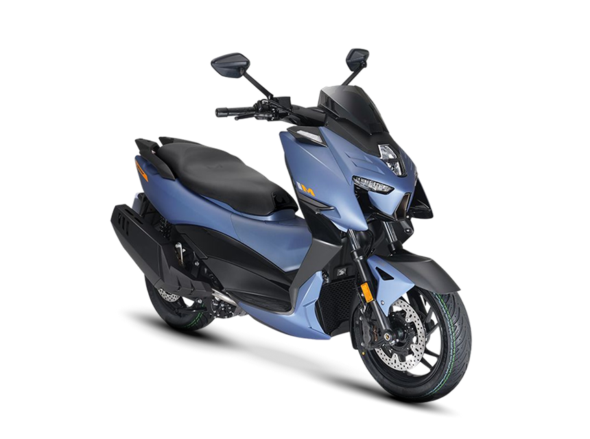Zontes motos en San Isidro - scooter Zontes 368M azul con frente angular, asiento negro y rueda delantera visible